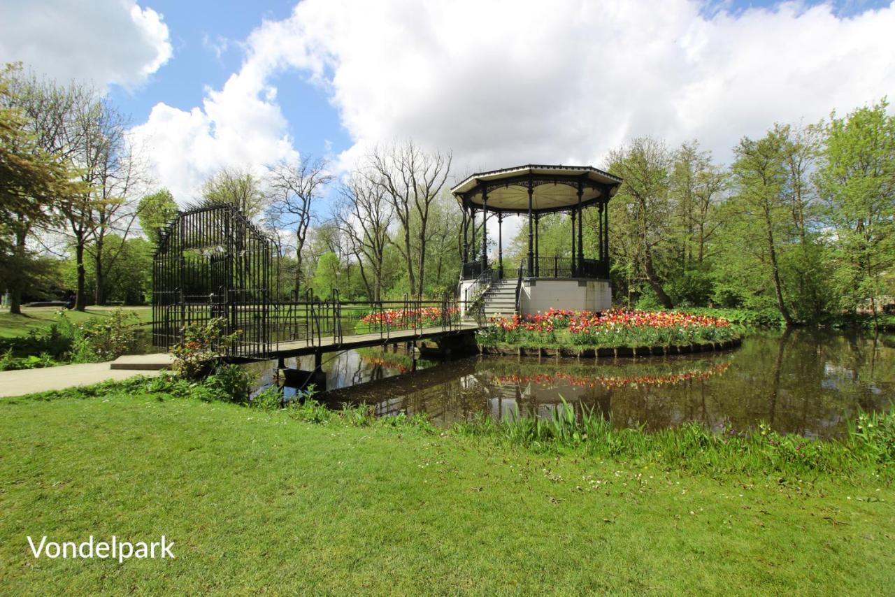 New Monumental Garden View Studio Amszterdam Szoba fotó